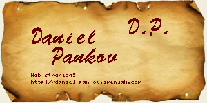 Daniel Pankov vizit kartica